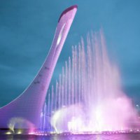 В Сочи возобновил работу Олимпийский музыкальный фонтан