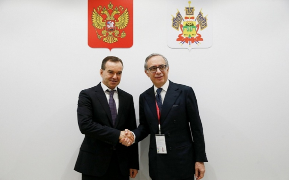 Губернатор Кубани встретился с послом Италии в Сочи‍